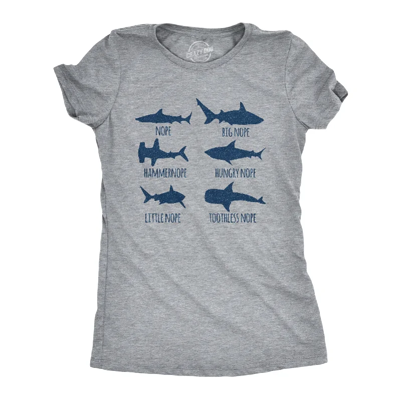 Shark Nope Women's T Shirt Sporty Women's Tennis