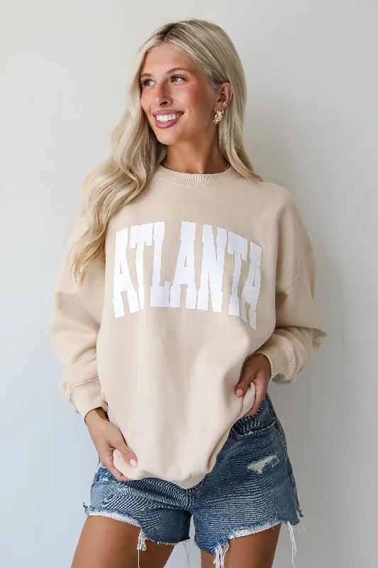 Cream Atlanta Sweatshirt European