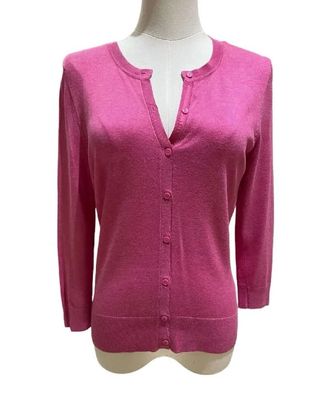 Women's V Neck Knit Crop Lightweight Sweater In Pink Rugged Women's Outdoor 