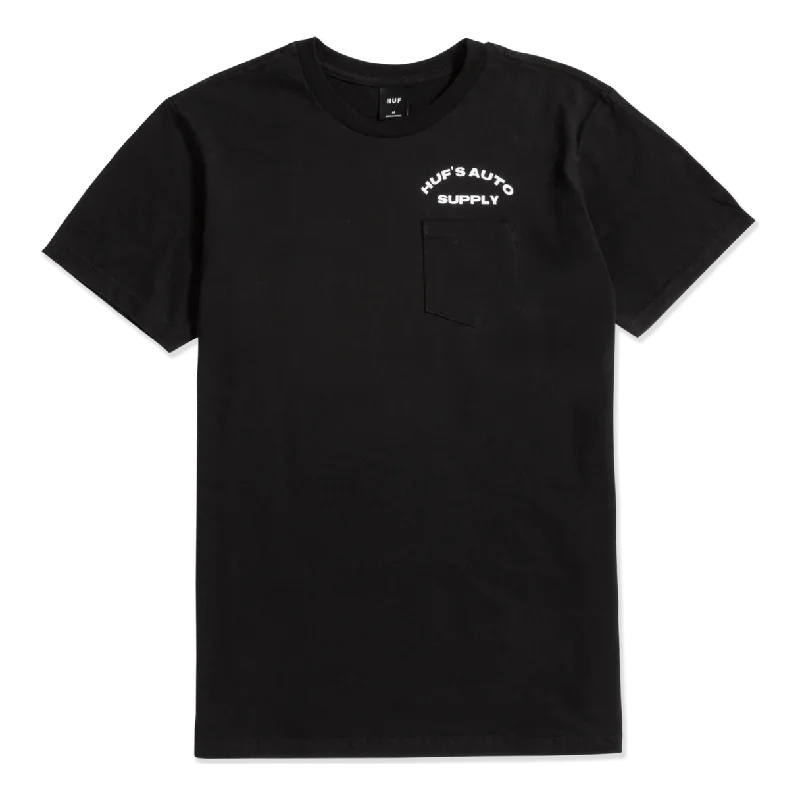 Chop Shop S/s Pocket Tee Black Modern Women's Tech