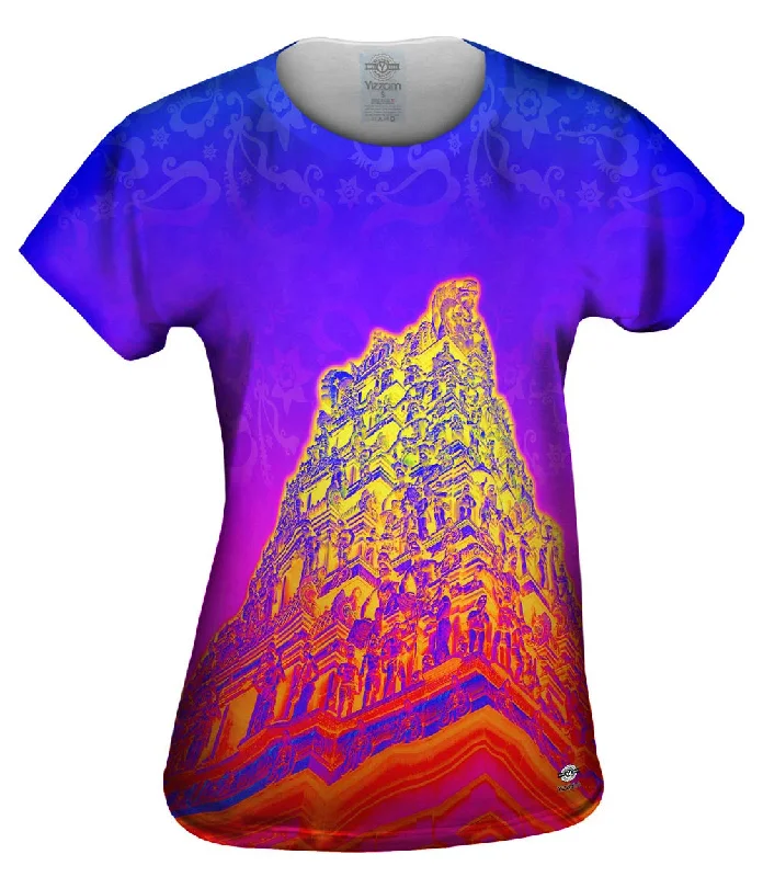 Hindu Gods Hierarchy Trippy Artistic Women's Hand - painted