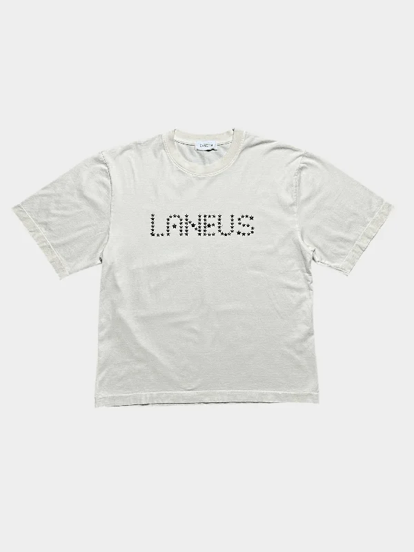 Studded Logo T-shirt Cozy Women's Sherpa - lined