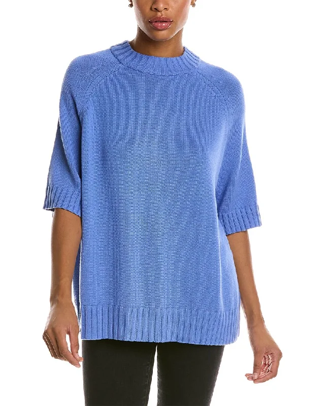 tyler boe 3/4-Sleeve Cashmere-Blend Sweater Trendy Women's 