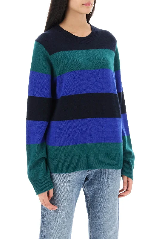 Guest In Residence Striped Cashmere Sweater Cozy Women's Winter