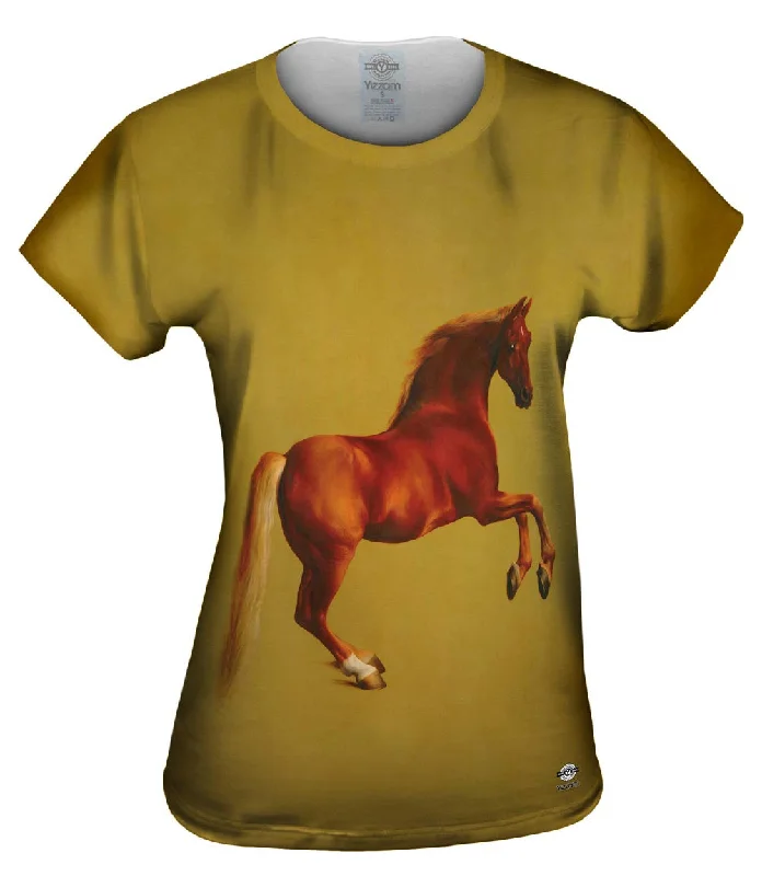 George Stubbs - "Whistlejacket " (1762) Polished Women's Silk
