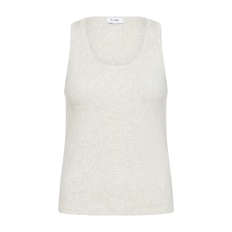 Gaya-1 Tank Top, Turtledove Melange Street