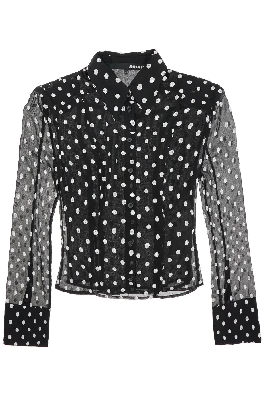 Rotate Women's Chiffon Blouse With Sequins Elegant Women's 