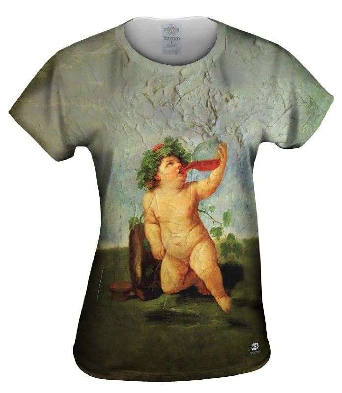 Guido Reni - "Drinking Bacchus" (1623) Trendy Women's Oversized