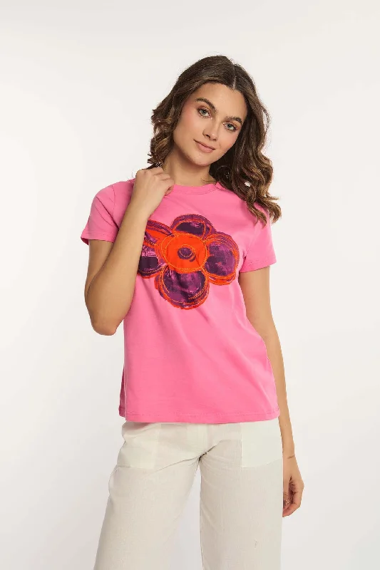 Women Shirt - Pink Practical Women's Quick - dry