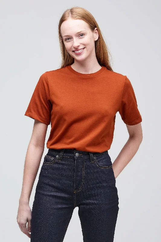 Women's Short Sleeve T Shirt - Cinnamon Contemporary 