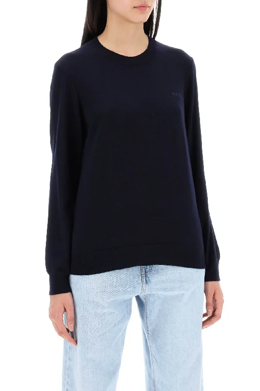 A.p.c. Wool Crewneck Pullover Edgy Women's Punk