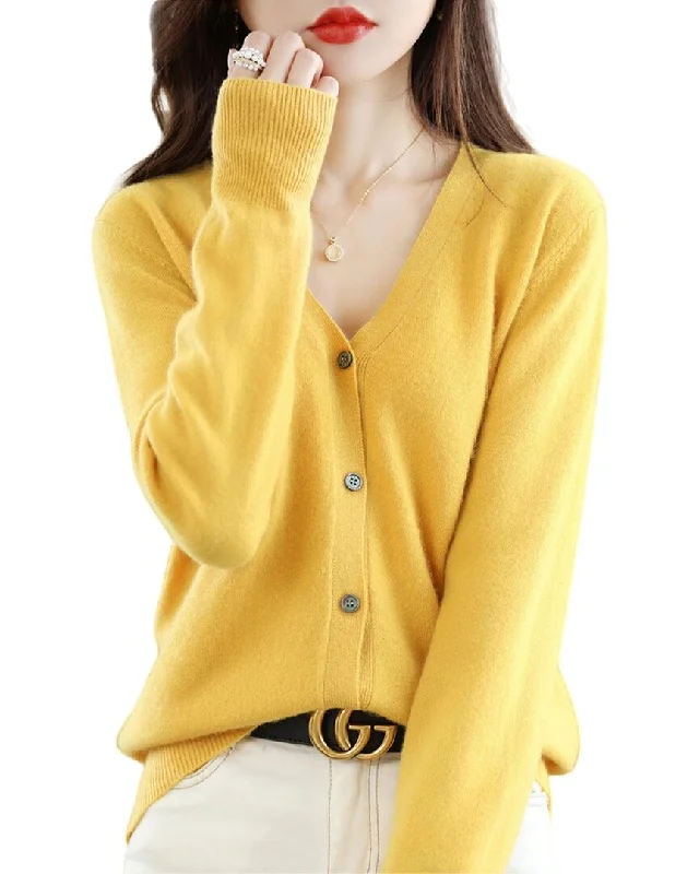 ASNE Wool Cardigan Laid - back Women's Vibe
