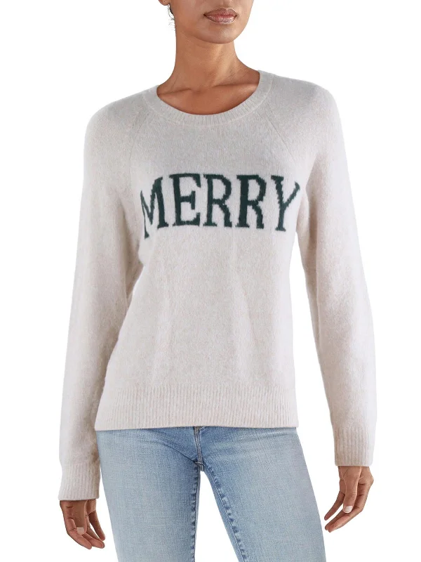 Lizzy Merry Womens Crewneck Long Sleeve Pullover Sweater Women