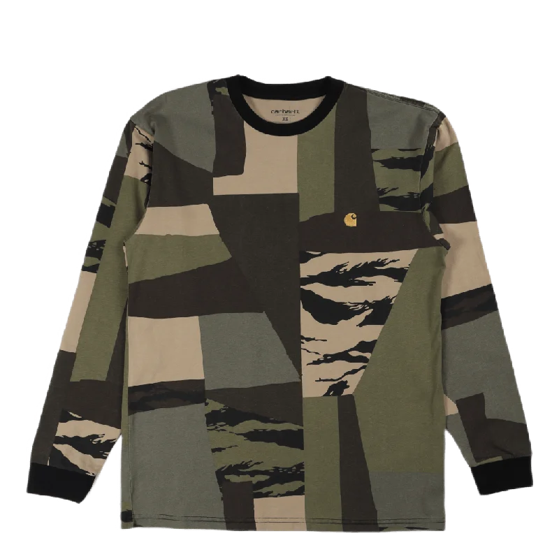 L/s Chase T-shirt Camo Mend / Gold Artistic Women's Avant - 