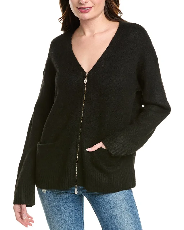 Splendid Zeena Zip-Up Cardigan Contemporary 