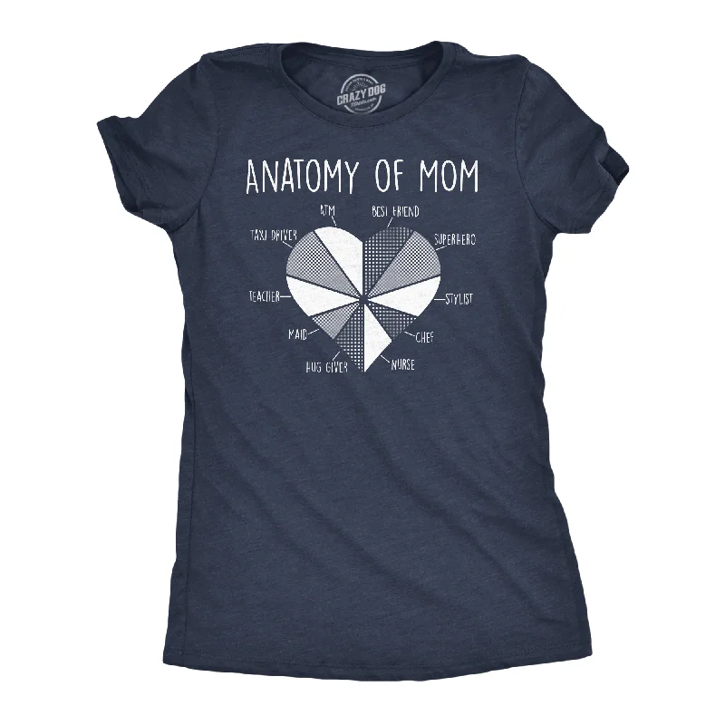 Anatomy Of Mom Women's T Shirt Youthful Women's Pop