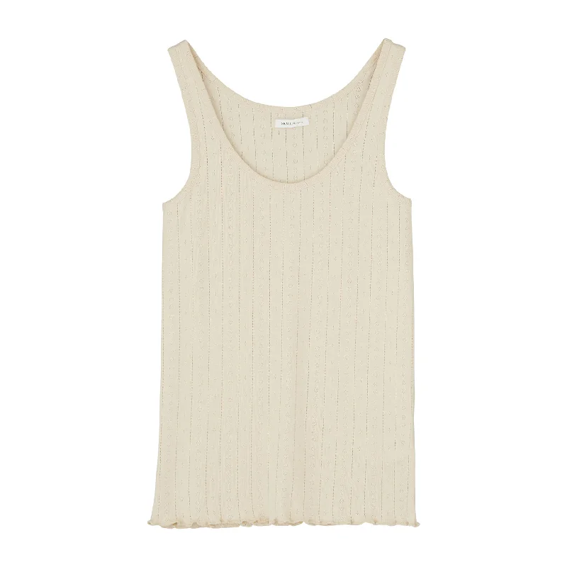 Edie Top, Light Beige Laid - back Women's Vibe