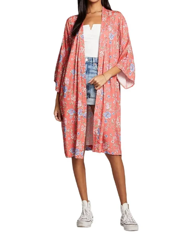 Polly Kimono In Poppy Street