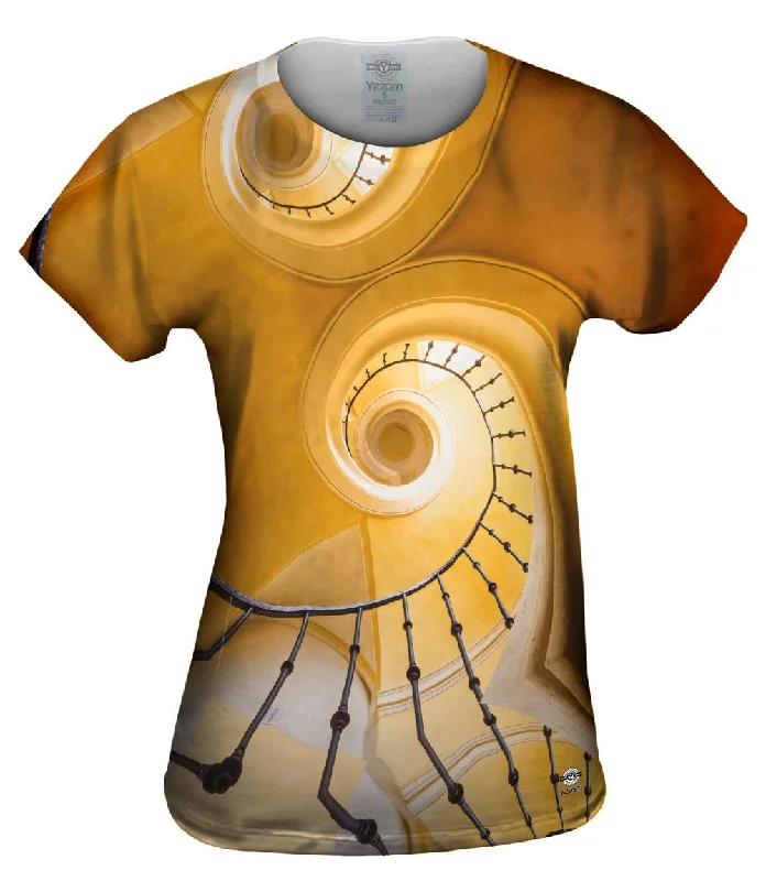 Golden Spiral Sleek Women's Metallic