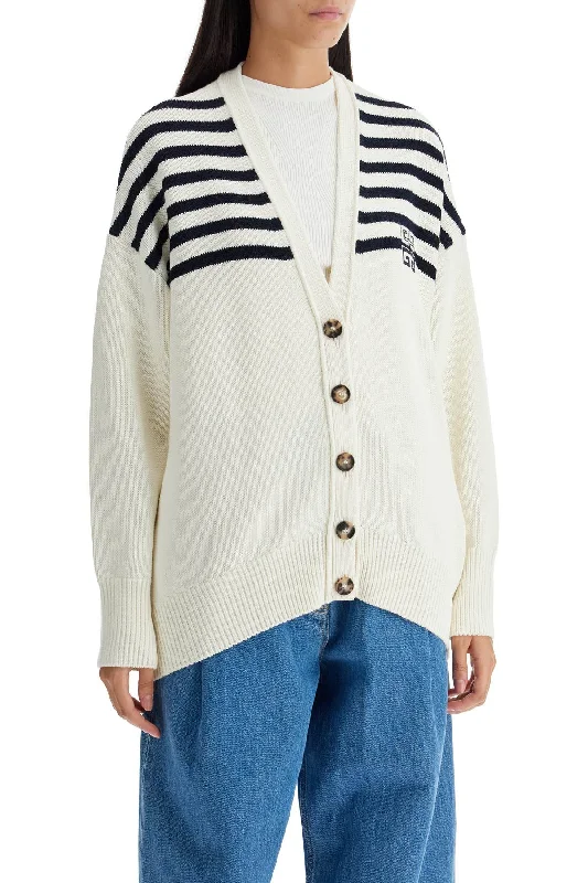 Givenchy "Oversized Wool And Cotton Blend Casual Women's Loose - fitting