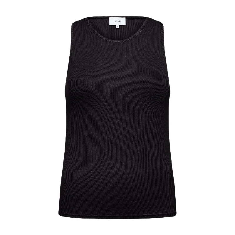 Ika-29 Top, Sort Earthy Women's Hemp - based