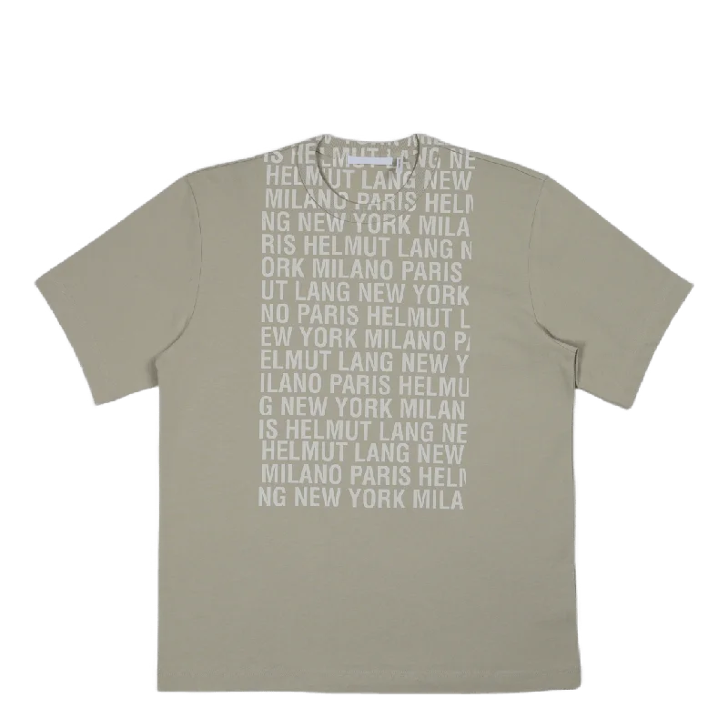Box Logo Tee.box Log Mist Laid - back Women's Style
