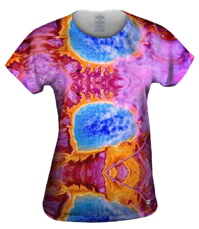 Grand Prism Hot Spring Yellowstone Park Relaxed Women's Beachy