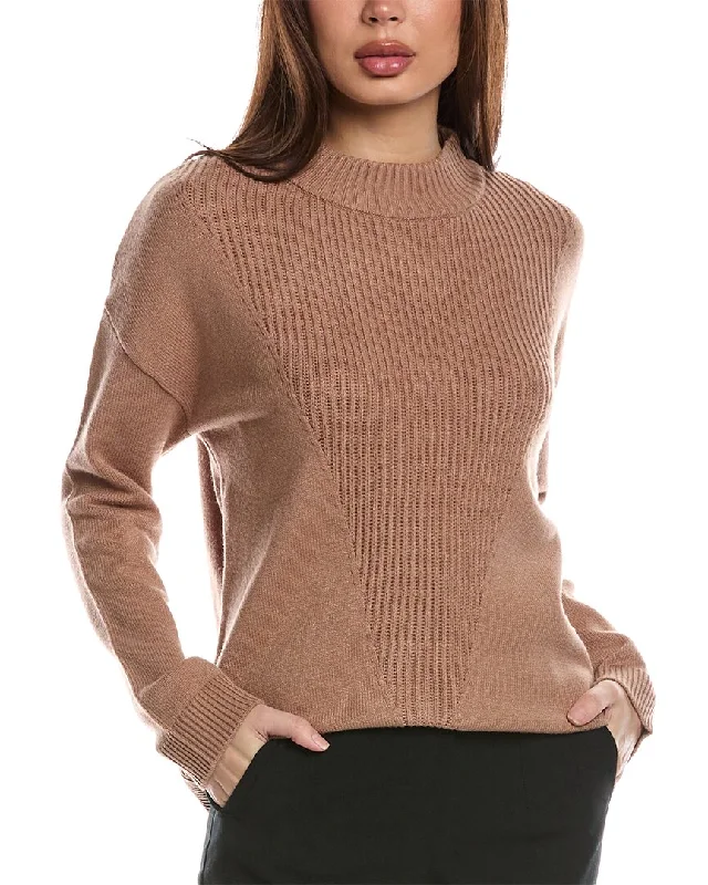 T Tahari Centered Rib Pullover Vacation