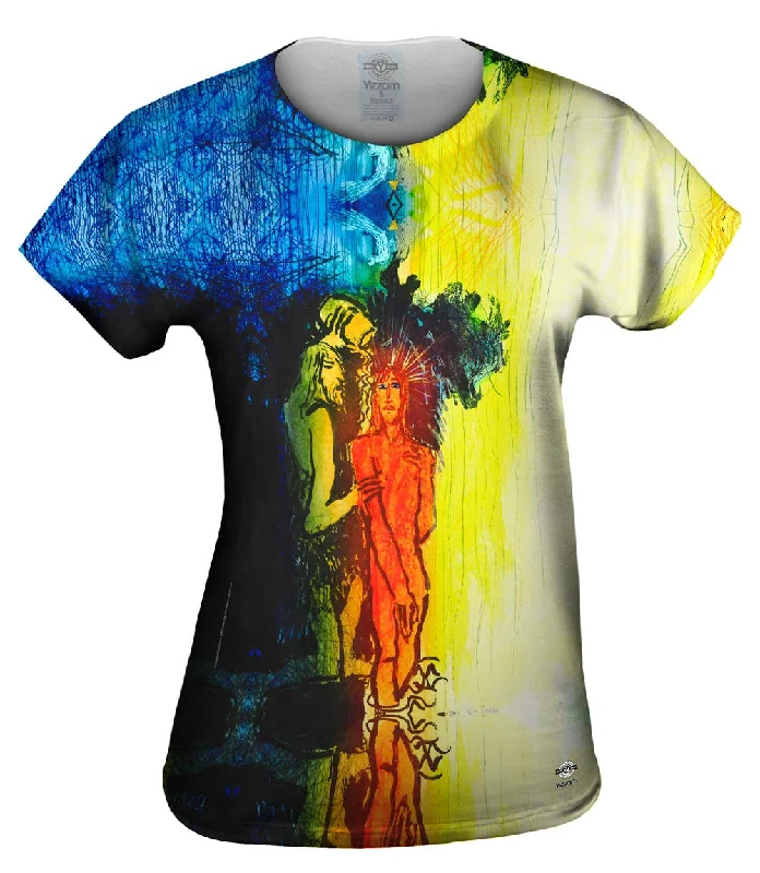 Adi Holzer - "John The Baptist Baptizes Jesus" Vintage Women's 1970S 