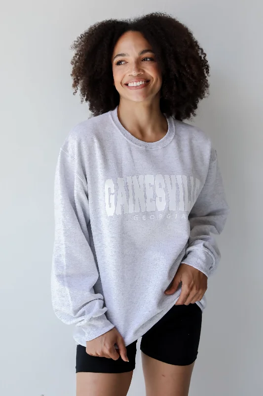 Heather Grey Gainesville Georgia Sweatshirt garde