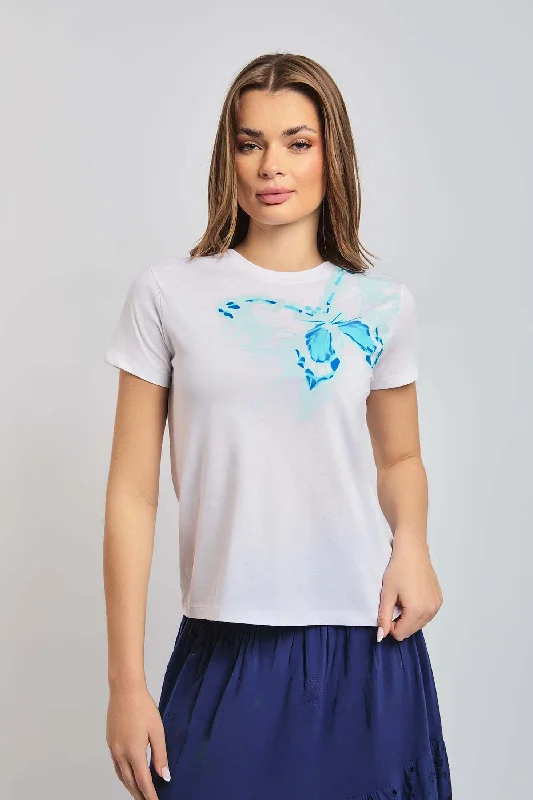 Women Shirt - White Athletic Women's 