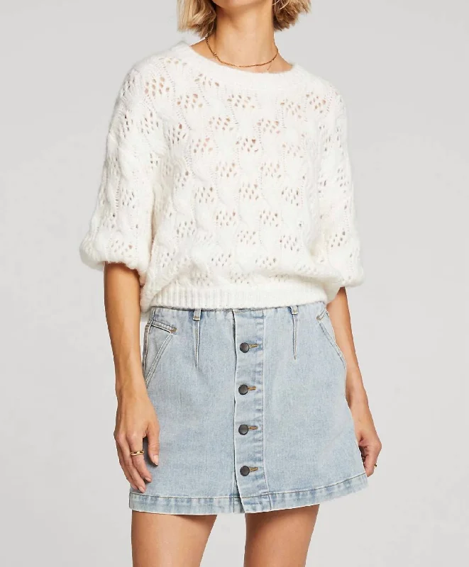 Frank Sweater In Natural Earthy Women's Hemp - based