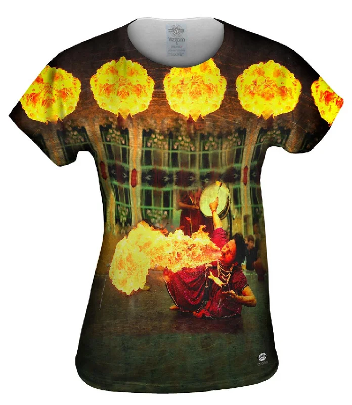 Fire Breathing Casual Women's Loose - fitting