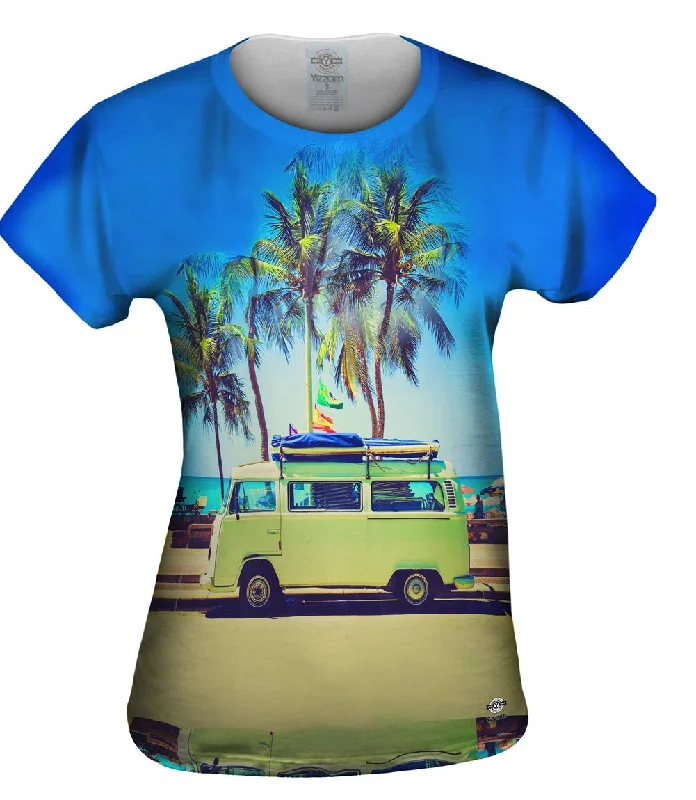 Peace Love Van Cool Women's Distressed