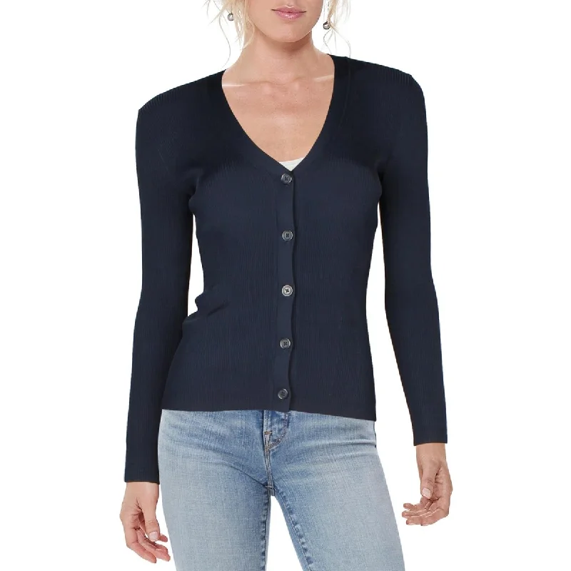 Womens V Neck Long Sleeve Cardigan Sweater Feminine Women's Soft 