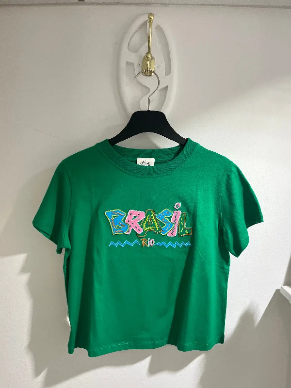 Lili Sidonio Brasil Rio Green Tee Classic Women's Tweed