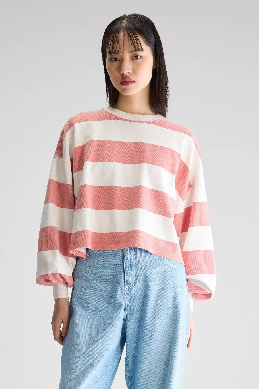 Tshirt Franco51 T171 Franco51 T1716s Stripe-A Relaxed Women's 