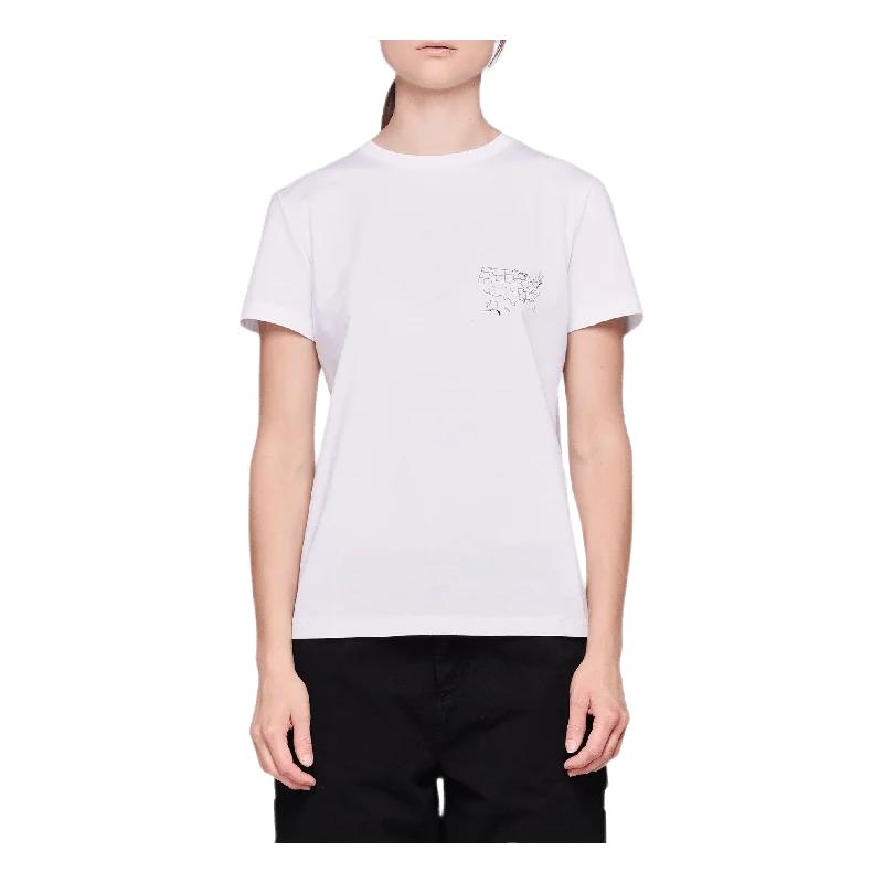 Helmut Laws Tee White Confident Women's Power
