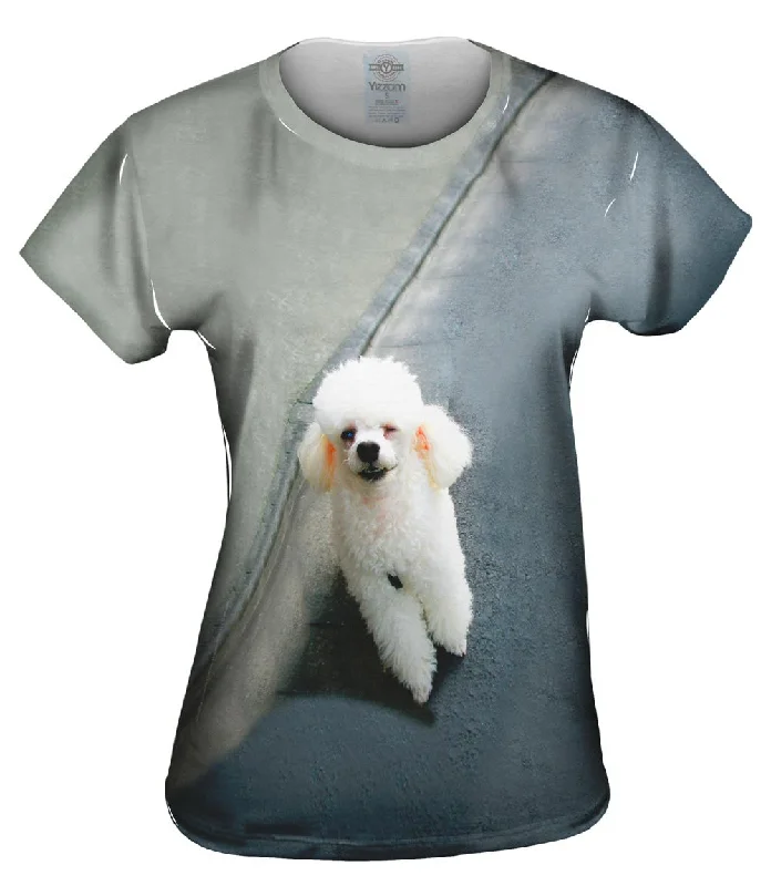 Winking Poodle Stylish Women's Neon