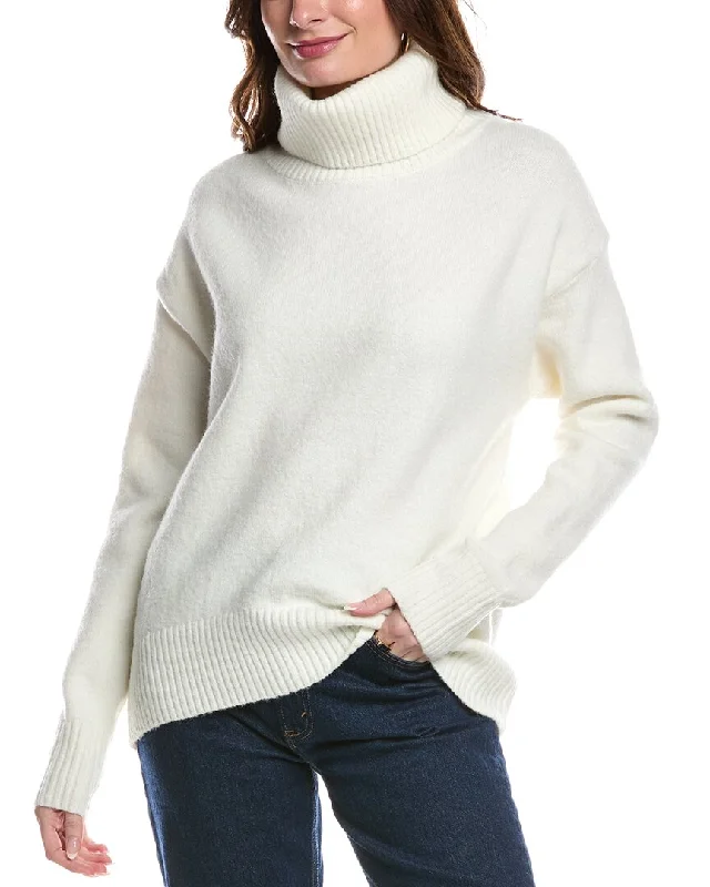 CELESTINE SEI Turtleneck Sweater Monochromatic All - in - one