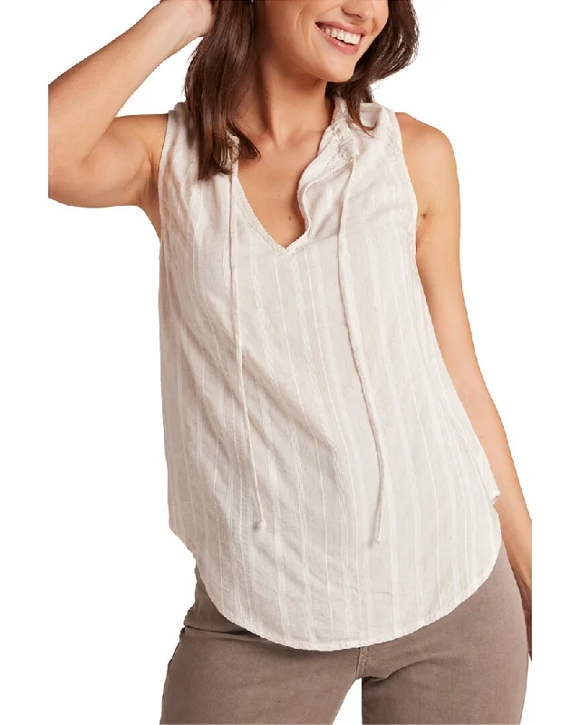 Bella Dahl Sleeveless Shirred Neck Pullover Dapper Women's 1920S