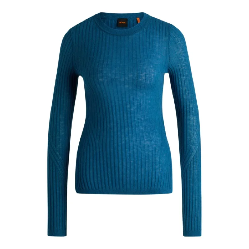 Wool slim-fit sweater Practical Women's Multi - 
