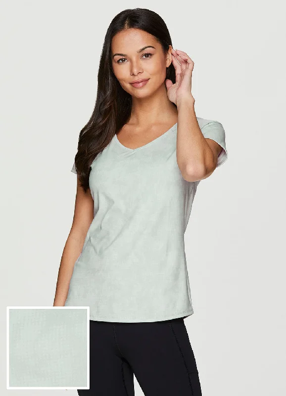 Tonal Floral Super Soft Tee Geometric