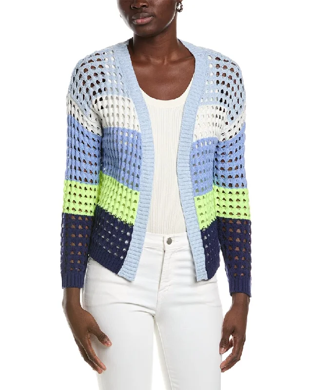 WISPR Pointelle Silk-Blend Cardigan Relaxed Women's 