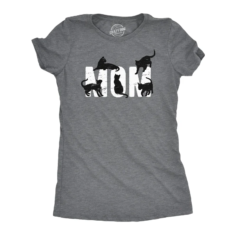 Cat Mom Women's T Shirt Sleek Women's 