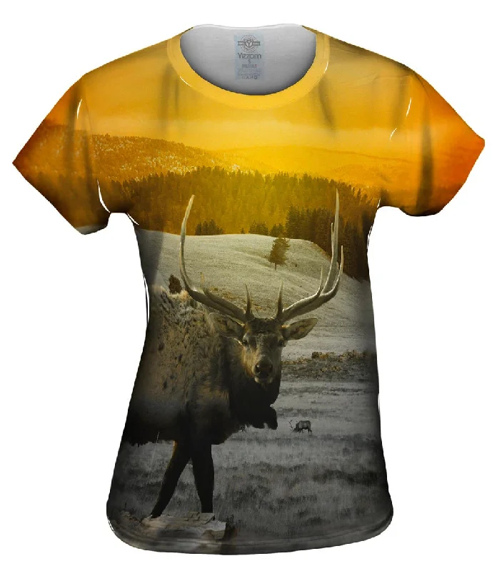 Yellow Elk Polished Women's Silk