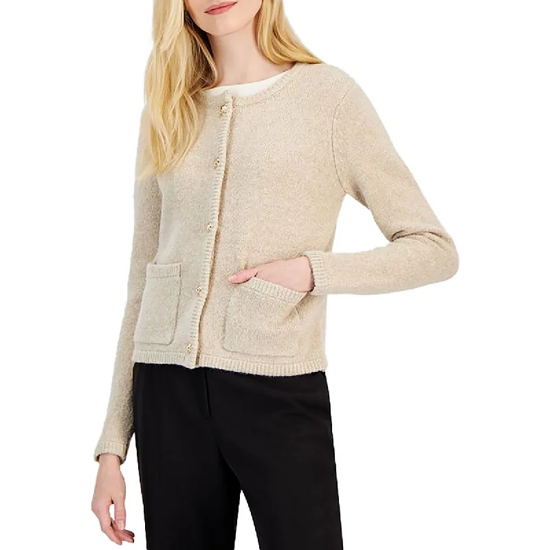 Womens Pocket Knit Cardigan Sweater Dynamic Women's Moto