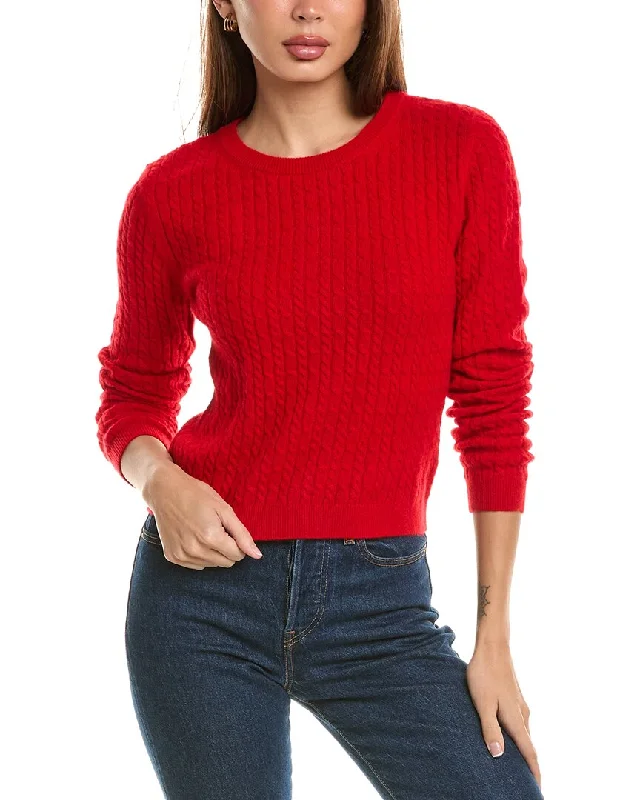 Magaschoni Baby Cable Cashmere Pullover Stylish Women's Tropical 