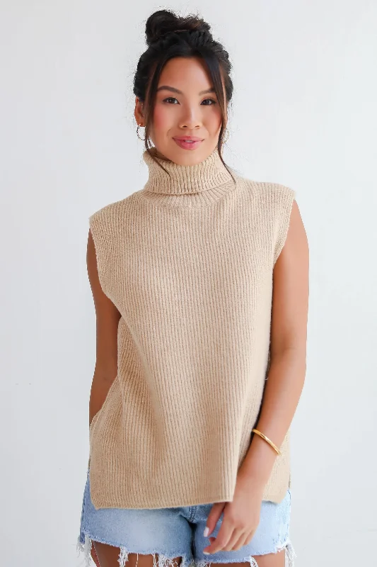 FINAL SALE - Sophisticated Ways Turtleneck Sweater Top Elegant Women's Formal 