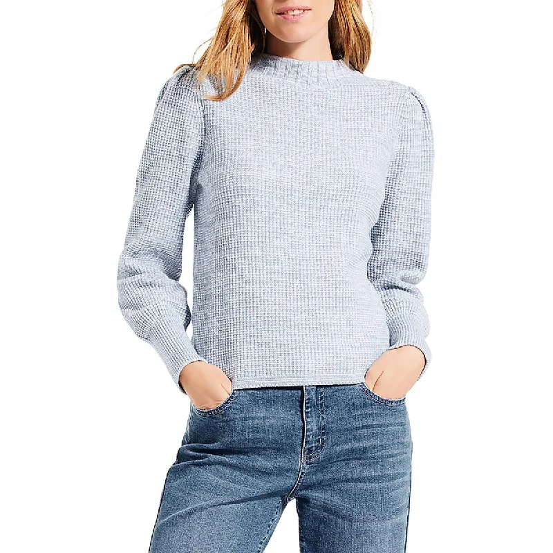 Womens Knit Long Sleeves Crewneck Sweater Feminine Women's Soft 